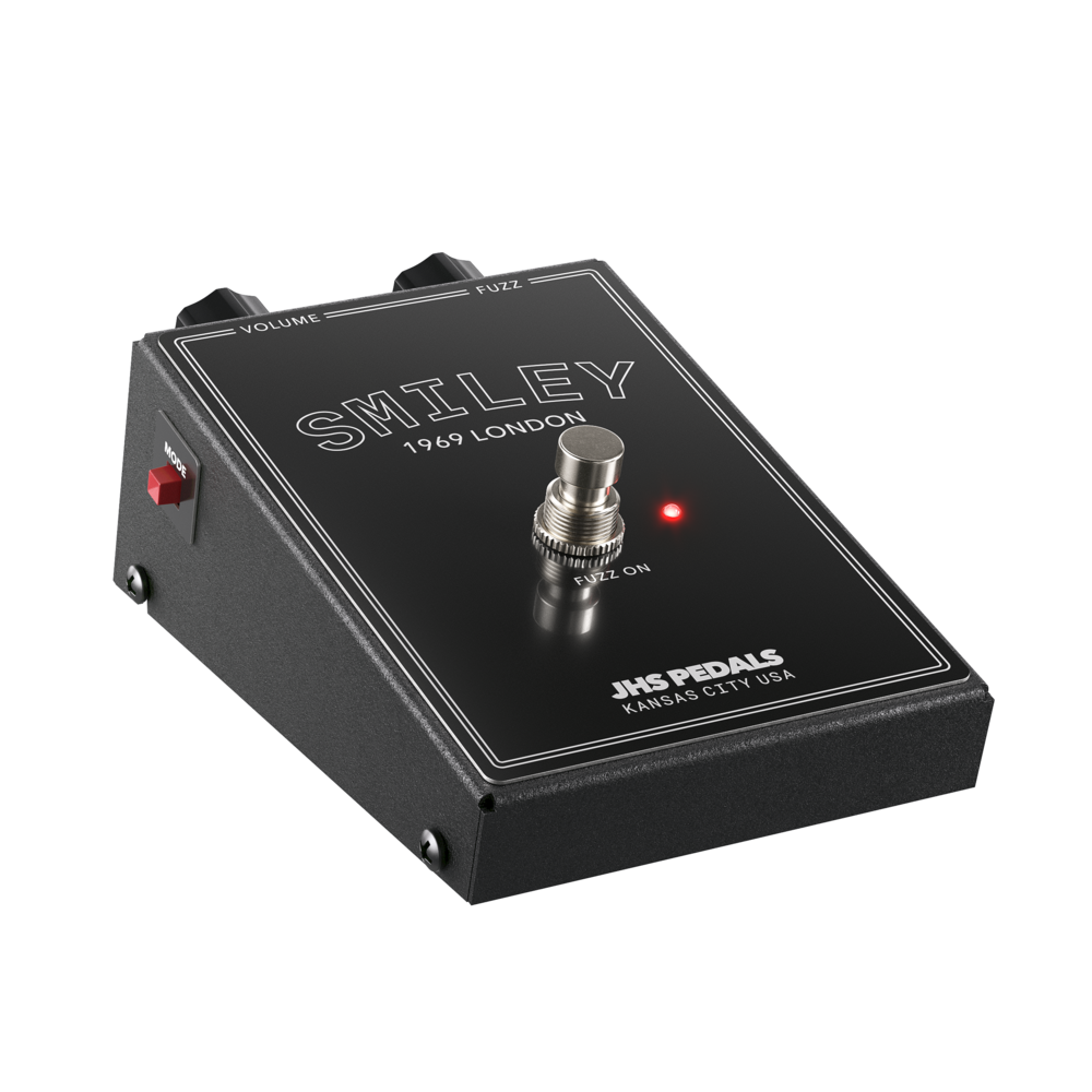 JHS Smiley black silicon Fuzz Face style pedal, Volume and Fuzz controls