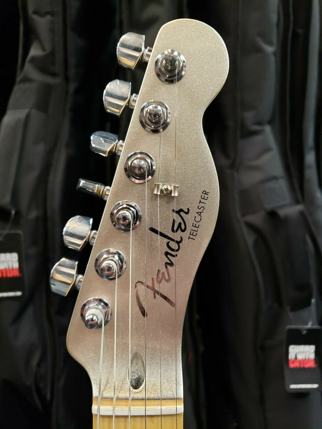 Fender 75th Anniversary Telecaster bridge and pickup detail