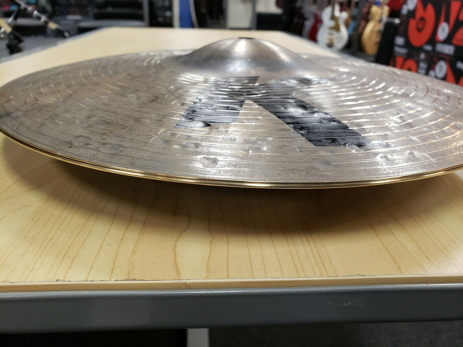 Zildjian K Custom Special Dry hi hat cymbal surface