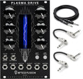 Gamechanger Audio Plasma Drive eurorack module — black faceplate with included cables