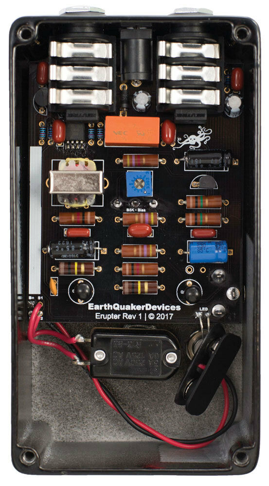 EarthQuaker Devices Erupter fuzz pedal — alternate detail view