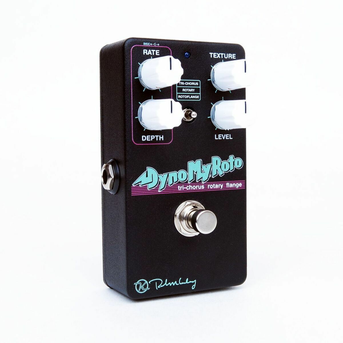 Keeley Dyno My Roto modulation pedal, alternate angle