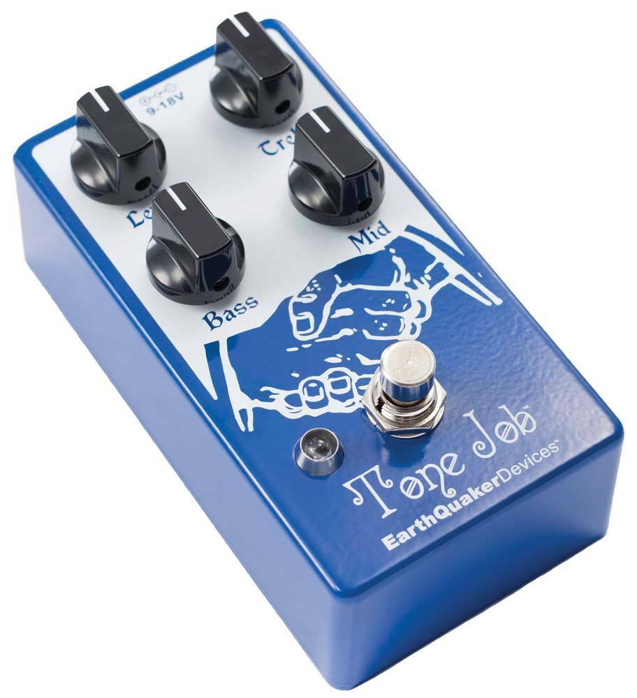 EarthQuaker Tone Job V2 EQ boost pedal angled view