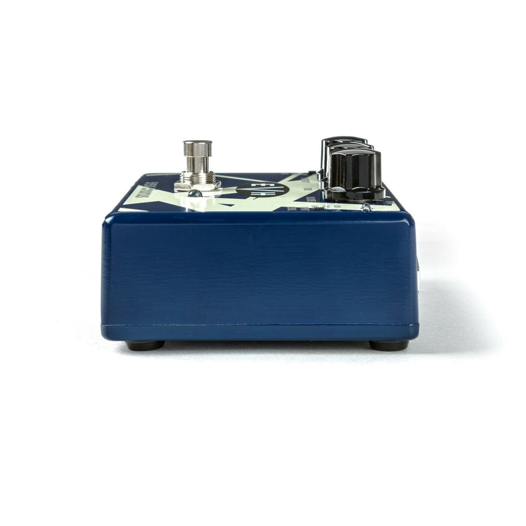 MXR EVH 5150 Chorus pedal — side profile of striped enclosure