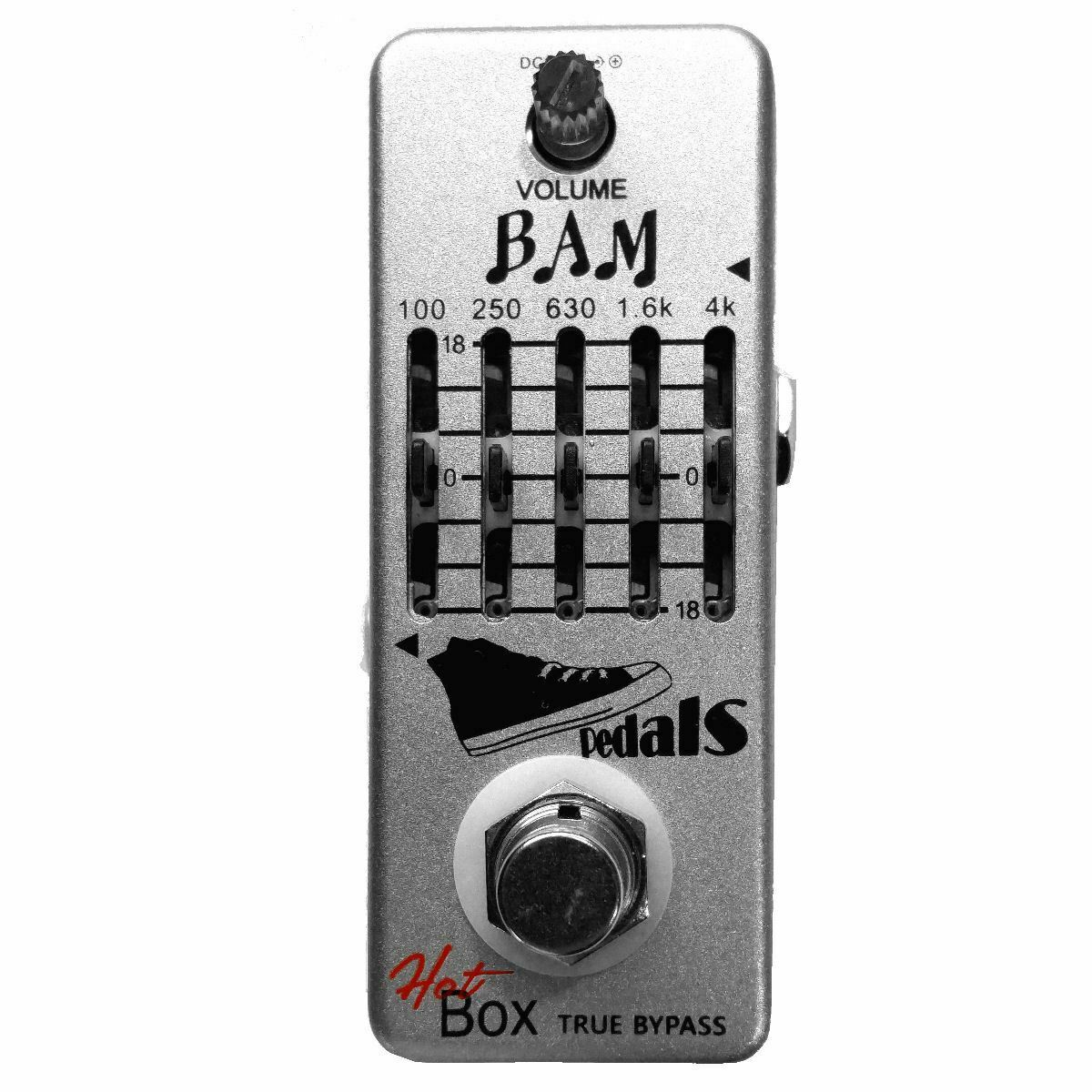Hot Box Pedals Bam 5-band graphic EQ pedal — alternate view