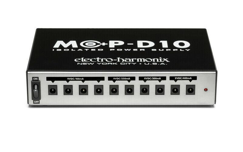 New Electro-Harmonix EHX MOP-D10 Isolated Guitar Effects Pedal Power Supply