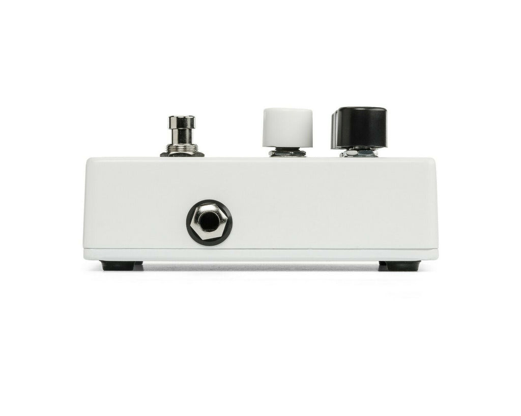 EHX Bass 9 Bass Machine pedal side view with input and output jacks