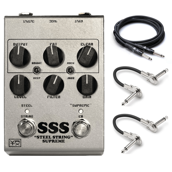 New Vertex Steel String Supreme SSS Overdrive Guitar Effects Pedal