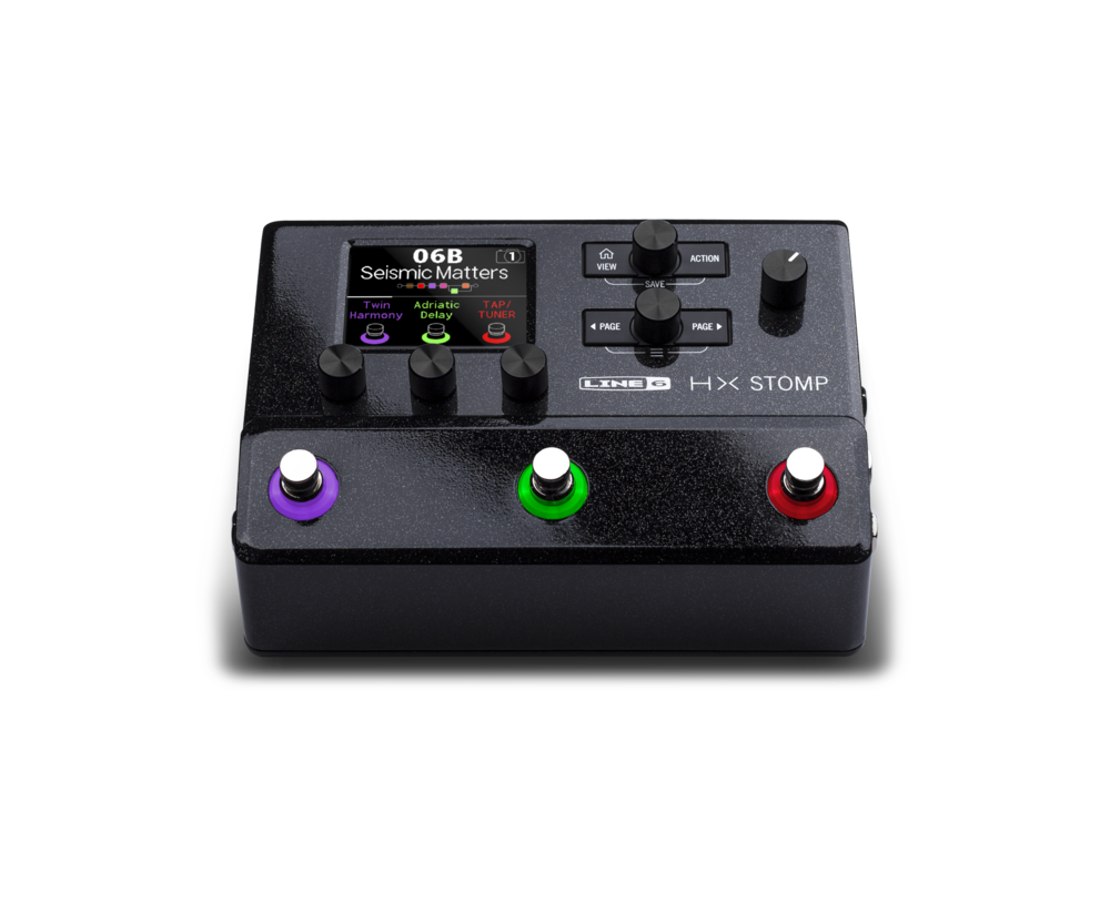 New Line 6 HX Stomp Compact Amp & Effects Processor Guitar Multi-Effects Pedal