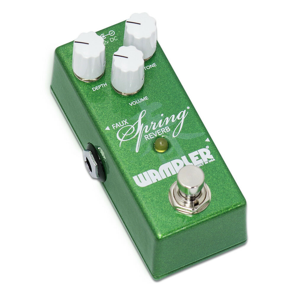 Wampler Mini Faux Spring Reverb pedal — on pedalboard