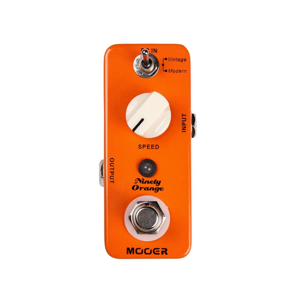 New Mooer Ninety 90 Orange Phaser Guitar Effects Pedal