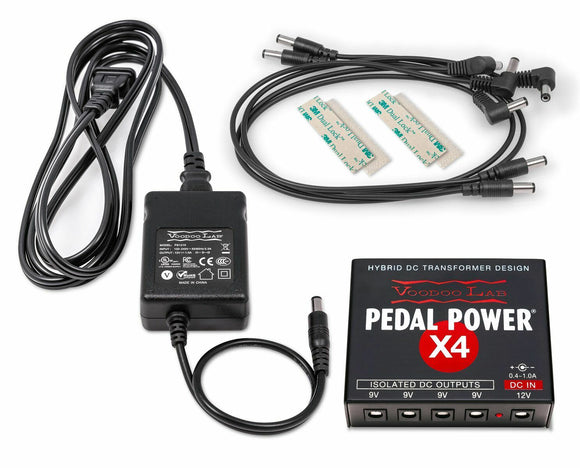 New Voodoo Lab Pedal Power X4 Guitar Pedal Power Supply