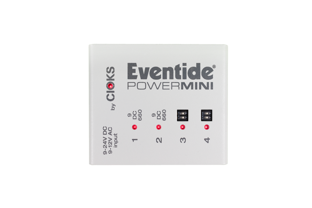 Eventide PowerMini Adapter Kit isolated power supply — side view showing outputs