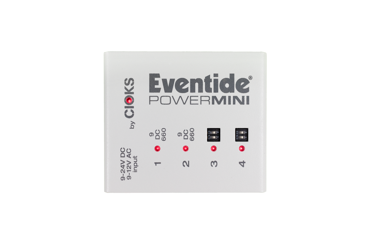 Eventide PowerMini Adapter Kit isolated power supply — side view showing outputs