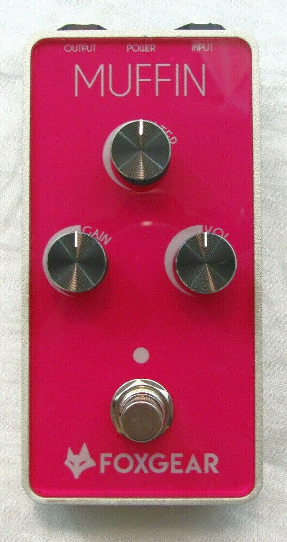 Used Foxgear Muffin Fuzz Guitar Effects Pedal