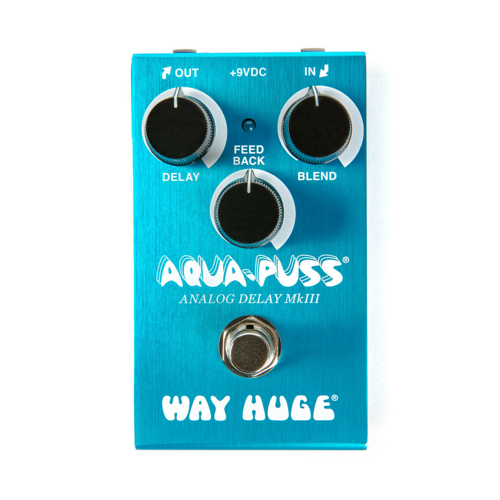 Way Huge WM71 Aqua-Puss analog delay — right side input jack close-up