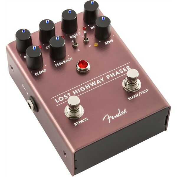 Fender Lost Highway Phaser pedal — burgundy enclosure front view