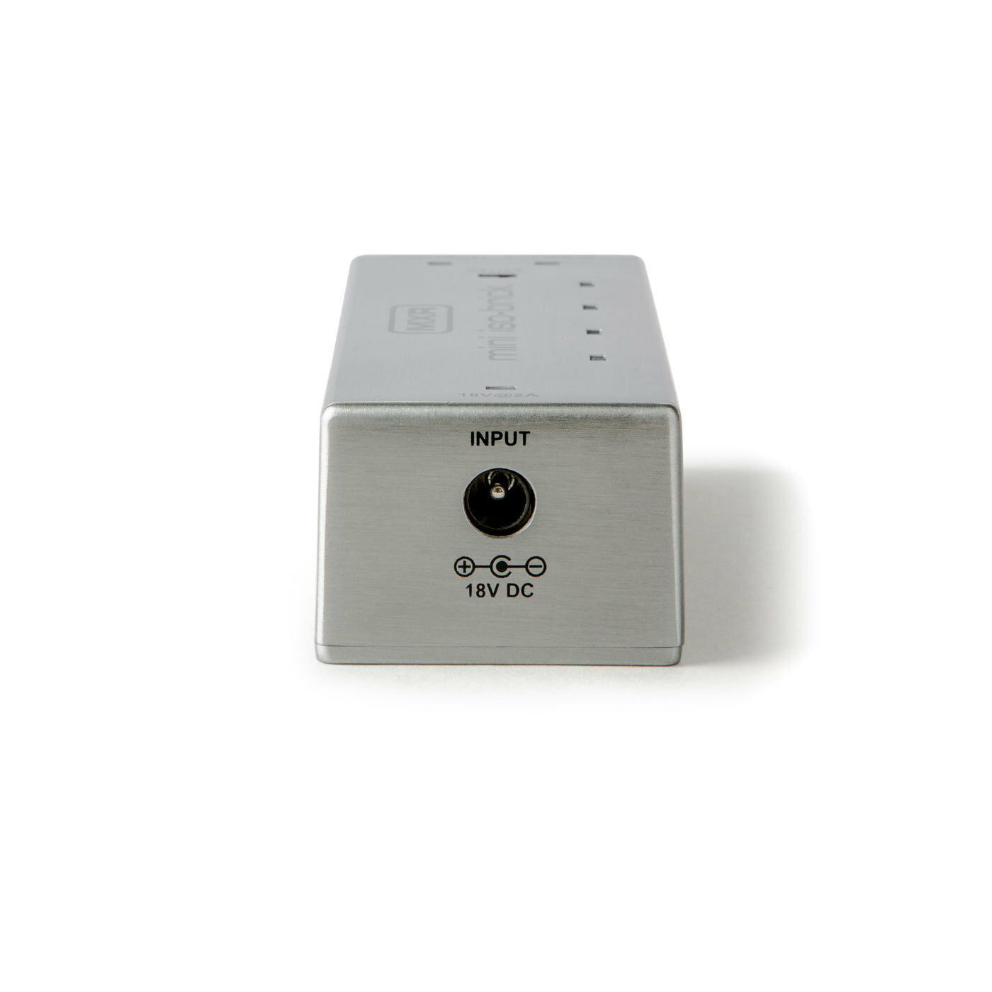 MXR M239 Mini Iso-Brick power supply — mounted on pedalboard