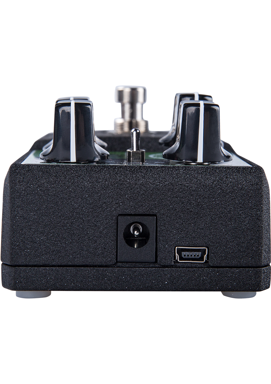NUX Tape Core Deluxe tape delay pedal - rear panel view