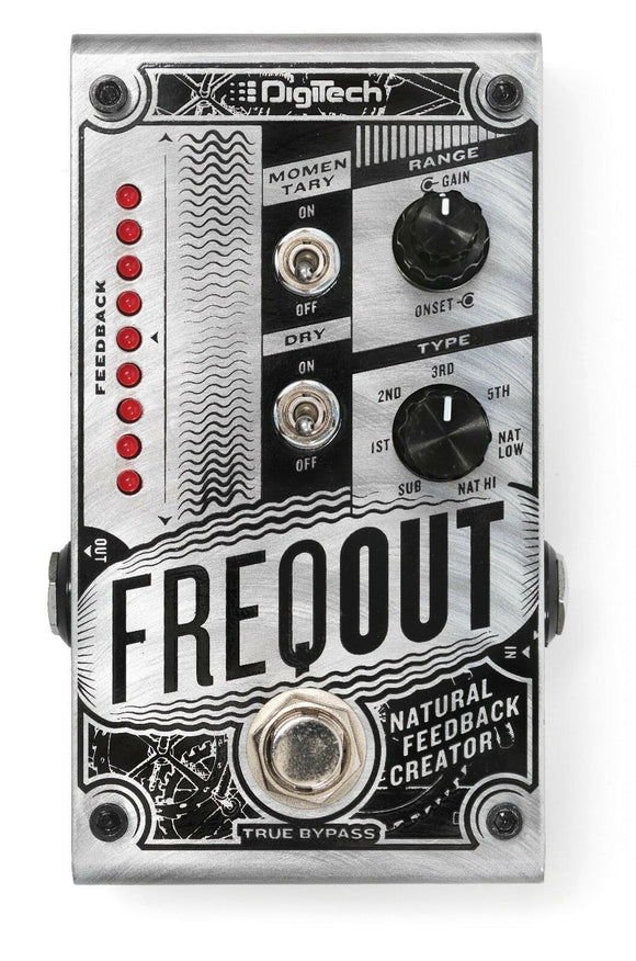 Used DigiTech FreqOut Natural Feedback Creator Guitar Effects Pedal