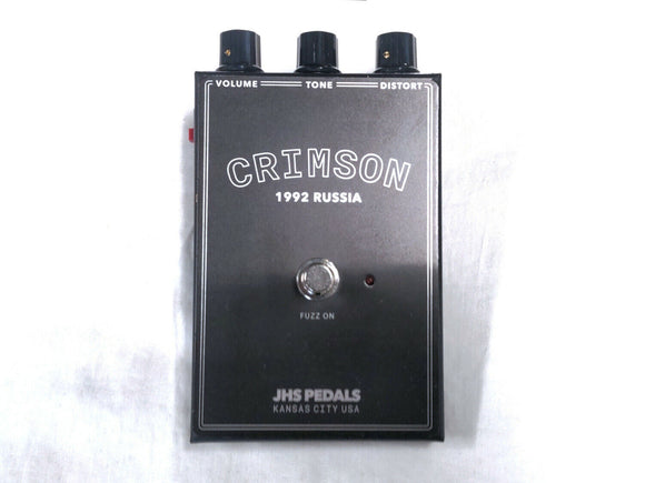 Used JHS Crimson Fuzz Guitar Effects Pedal Legends of Fuzz Series