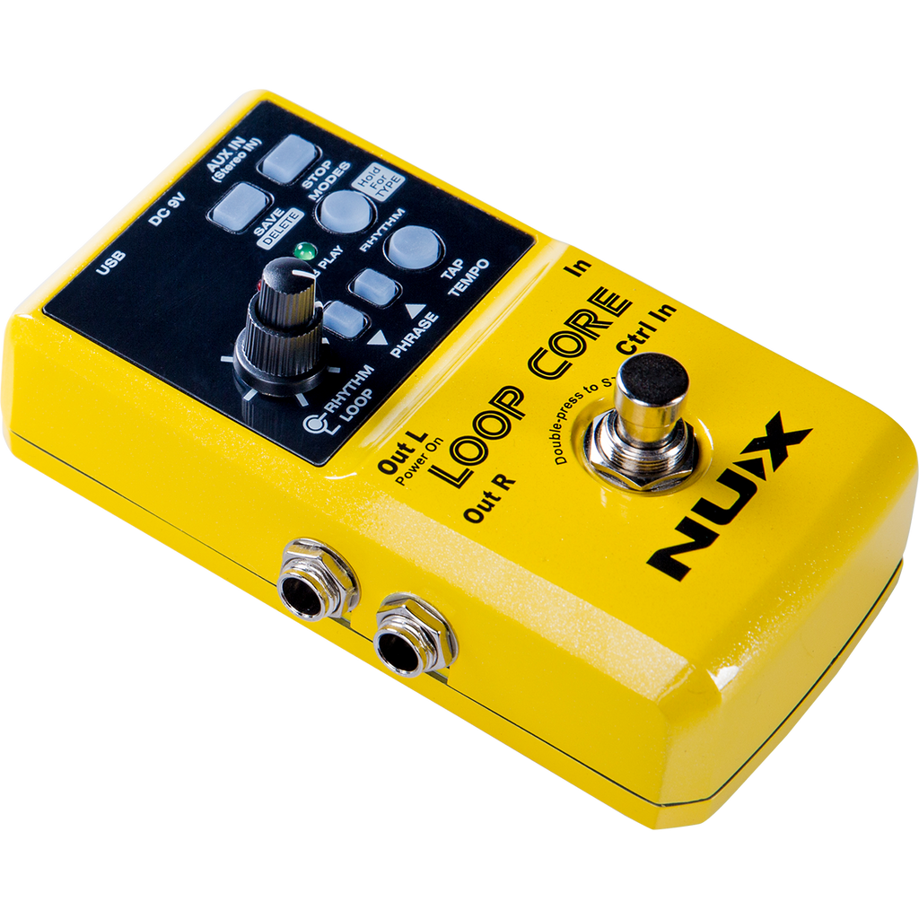 NUX Loop Core looper pedal - angled view