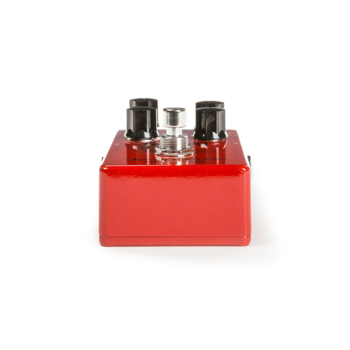 MXR M228 Dyna Comp Deluxe compressor pedal — red, side view