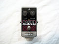Electro-Harmonix Neo Mistress flanger pedal — silver enclosure, black top plate