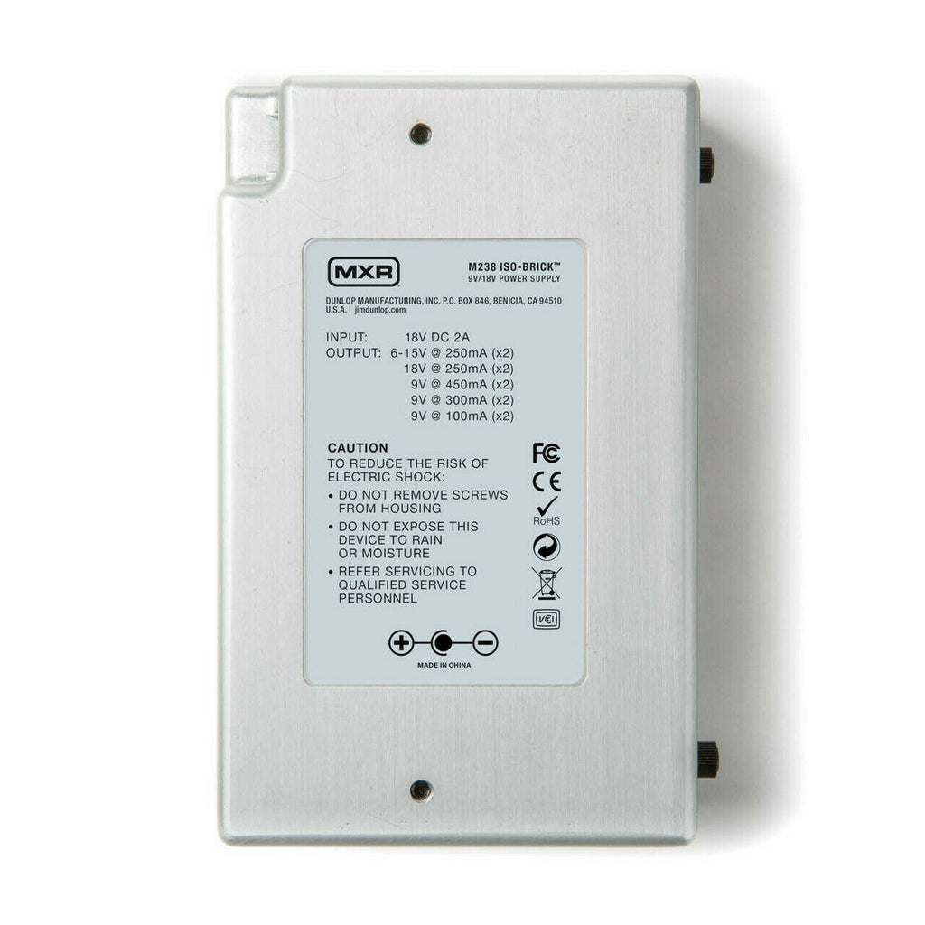 MXR M238 Iso-Brick power supply — packaging view