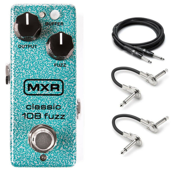 New MXR Mini M296 Classic 108 Fuzz Guitar Effects Pedal