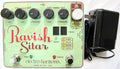 Electro-Harmonix Ravish Sitar pedal - green enclosure with included 9V power supply