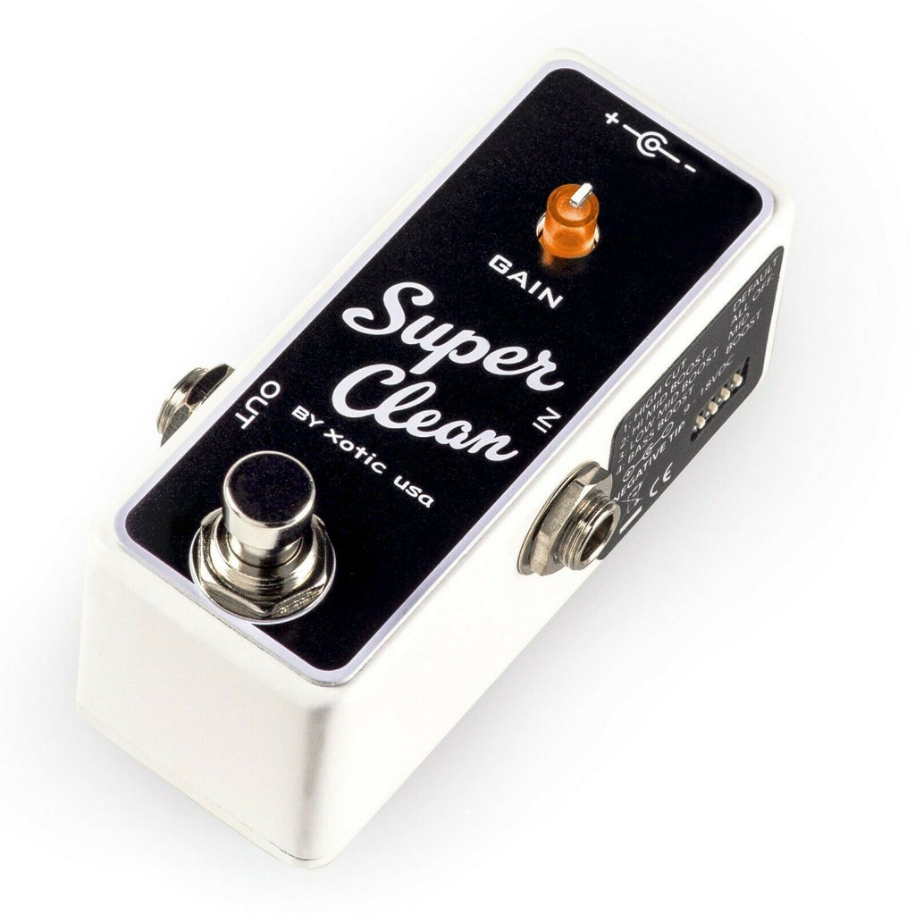 Xotic SCB Super Clean Buffer pedal — angled side view