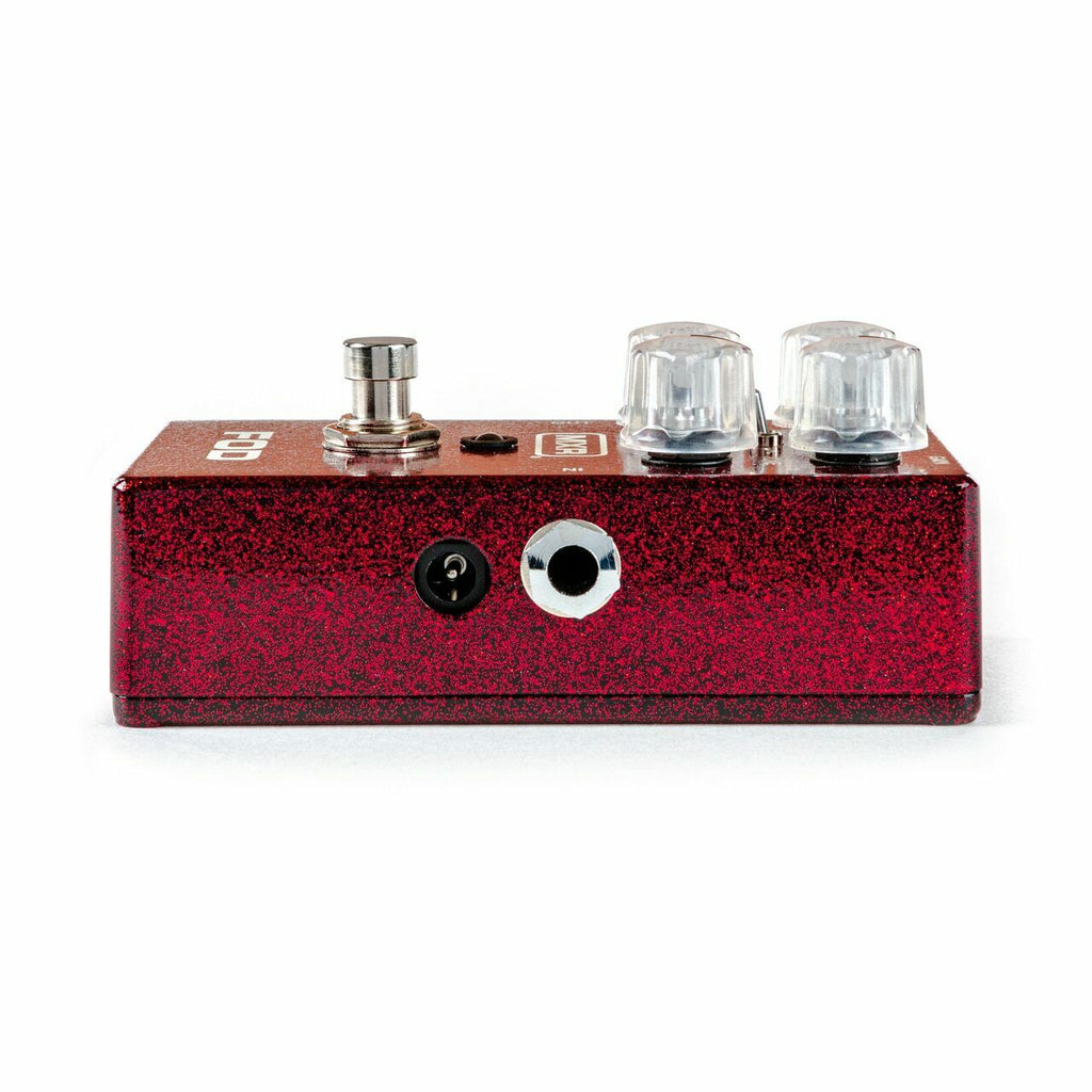 MXR M251 FOD Drive overdrive pedal — left side jack detail