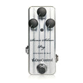 One Control Sonic Silver Peg bass preamp pedal — silver enclosure with Volume, Tone, Mid knobs