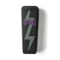 Used Dunlop GZR95 Geezer Butler Cry Baby bass wah pedal, black with lightning bolt graphic