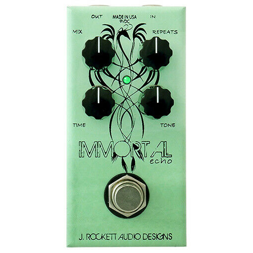 New J Rockett Immortal Echo analog delay pedal top view