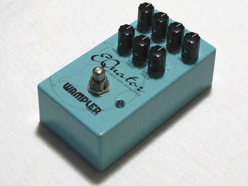 Wampler EQuator EQ pedal showing top-mounted jacks and footswitch