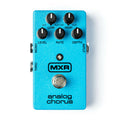 Used MXR M234 Analog Chorus pedal, blue, top view