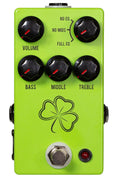 JHS Clover preamp boost guitar pedal — green enclosure
