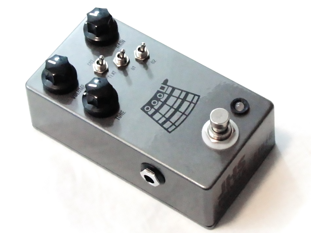 JHS The Kilt V2 overdrive distortion pedal — top view showing Tune and Gain controls