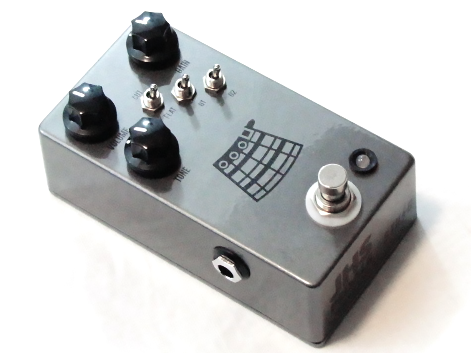 JHS The Kilt V2 overdrive distortion pedal — top view showing Tune and Gain controls