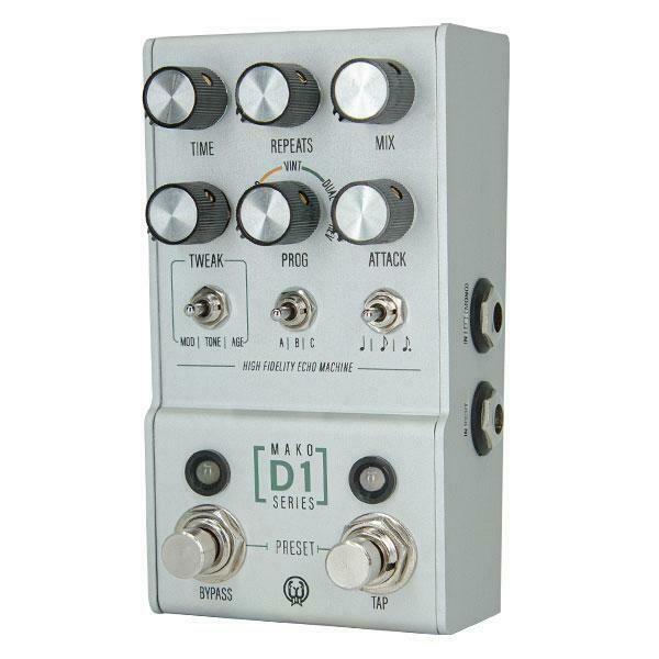 New Walrus Audio MAKO Series D1 High-Fidelity Delay Guitar Effects Pedal