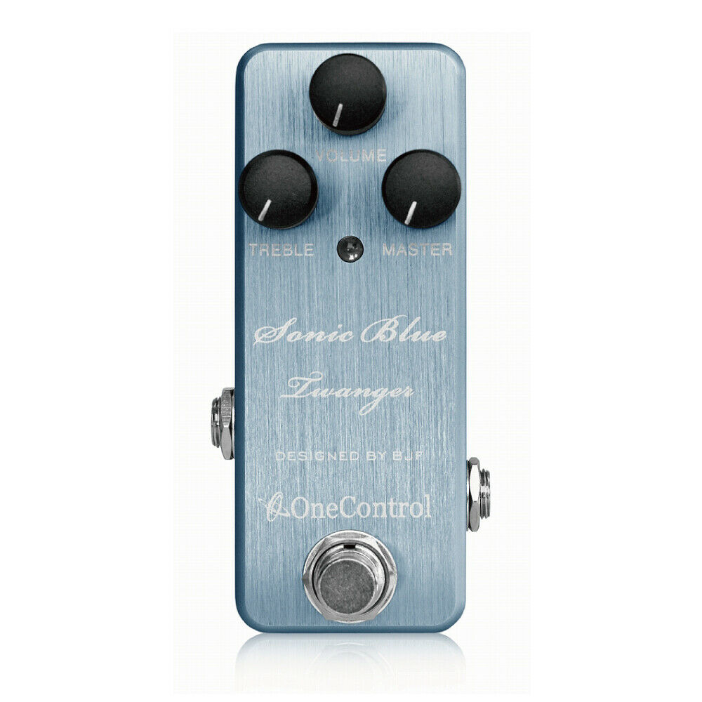 New One Control Sonic Blue Twanger Distortion Guitar Effects Pedal