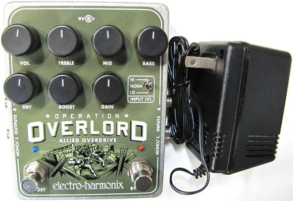 Used Electro-Harmonix EHX Operation Overlord Allied Overdrive Effects Pedal