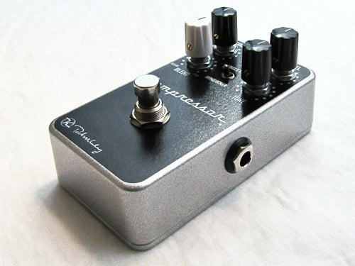 Used Keeley Compressor Plus compressor pedal, angled side view
