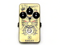 Keeley El Rey Dorado Distortion Overdrive pedal - gold enclosure with engraved graphic