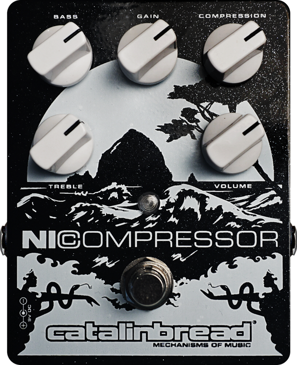 New Catalinbread Black Nicompressor Compressor Guitar Effects Pedal