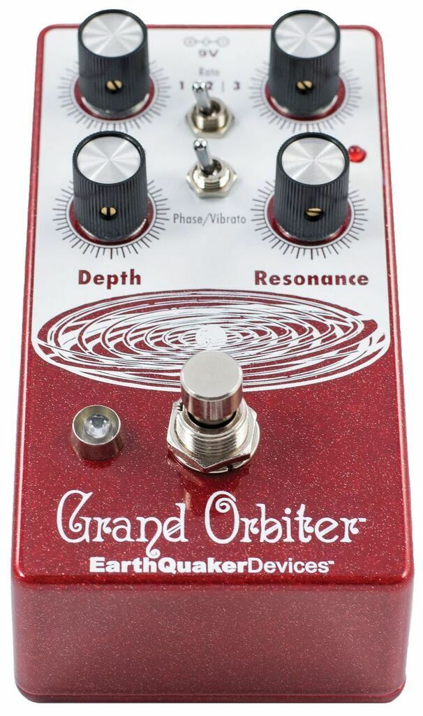 EarthQuaker Grand Orbiter V3 phaser pedal — side profile view