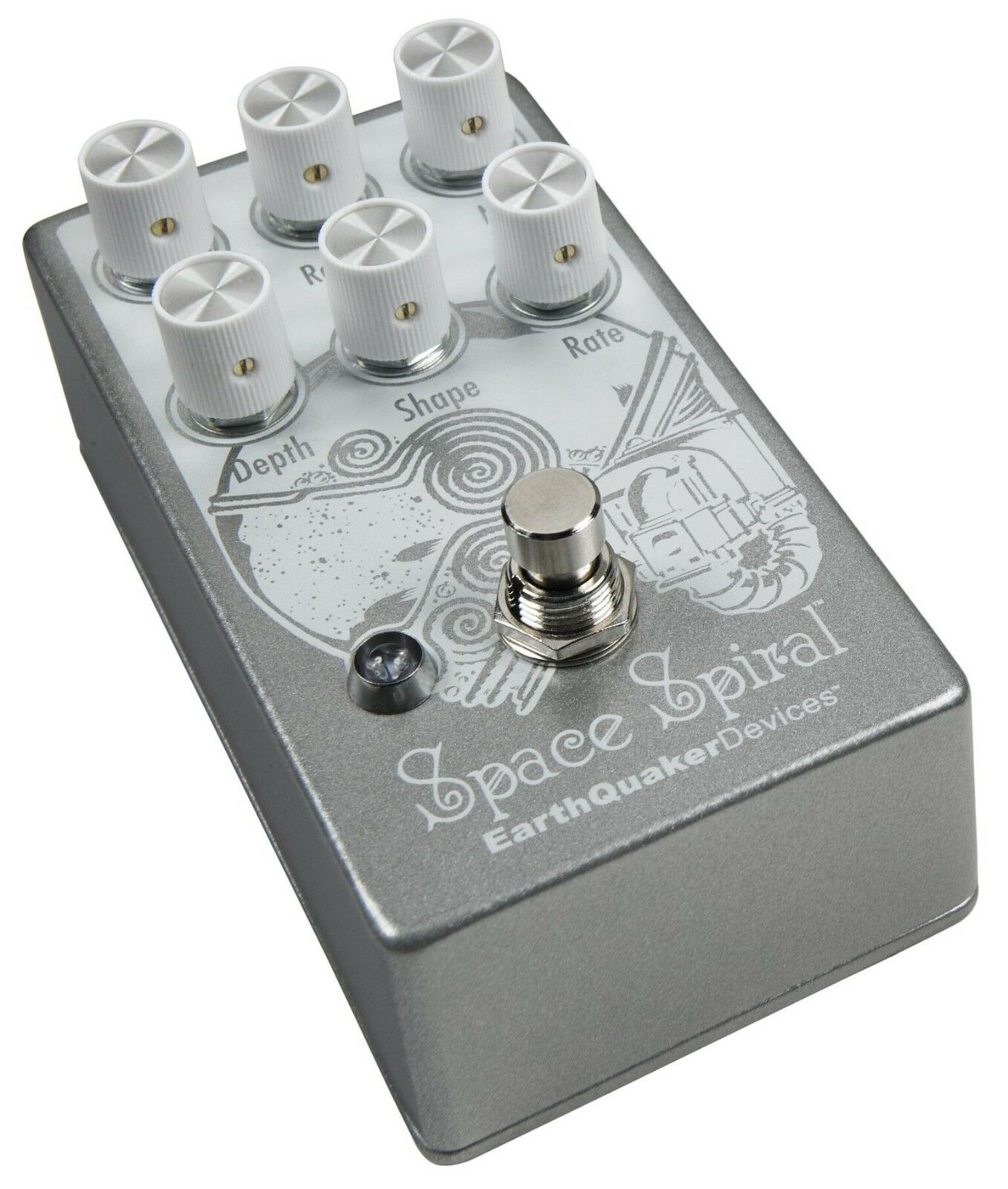 New Earthquaker Devices Space Spiral V2 analog-voiced digital Delay Guitar Pedal