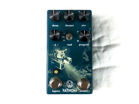 Used Walrus Audio Fathom Multi-Function Reverb Guitar Effects Pedal